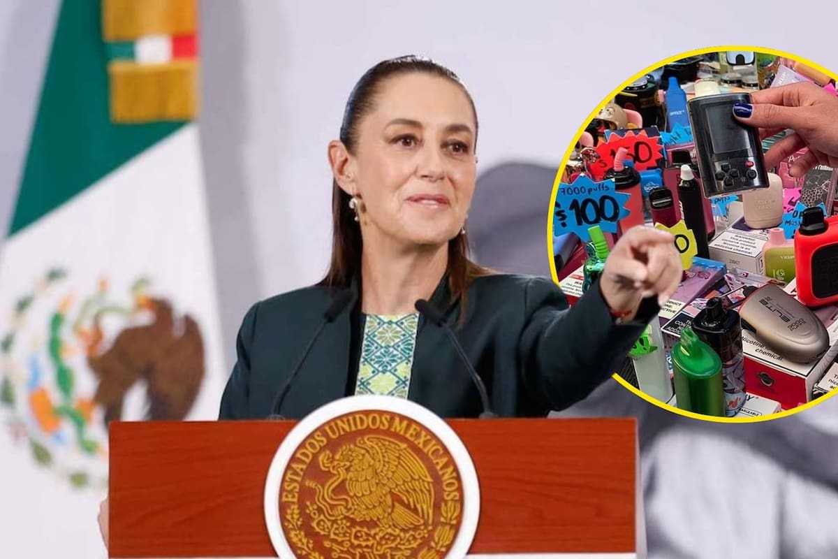 Ante prohibición de vapeadores Sheinbaum destaca que “hacen mucho daño” y advierte sanciones a quienes los vendan en México