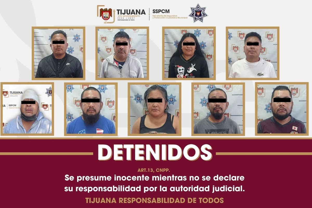 Nueve detenidos tras riña campal en Zona Río Tijuana; seis personas resultan lesionadas