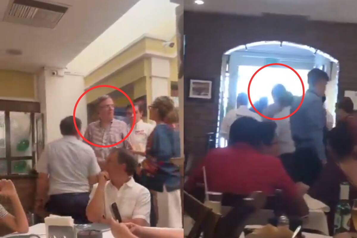 Al grito de “¡Fuera Morena!”, corren a Marcelo Ebrard de restaurante en Guadalajara, Jalisco