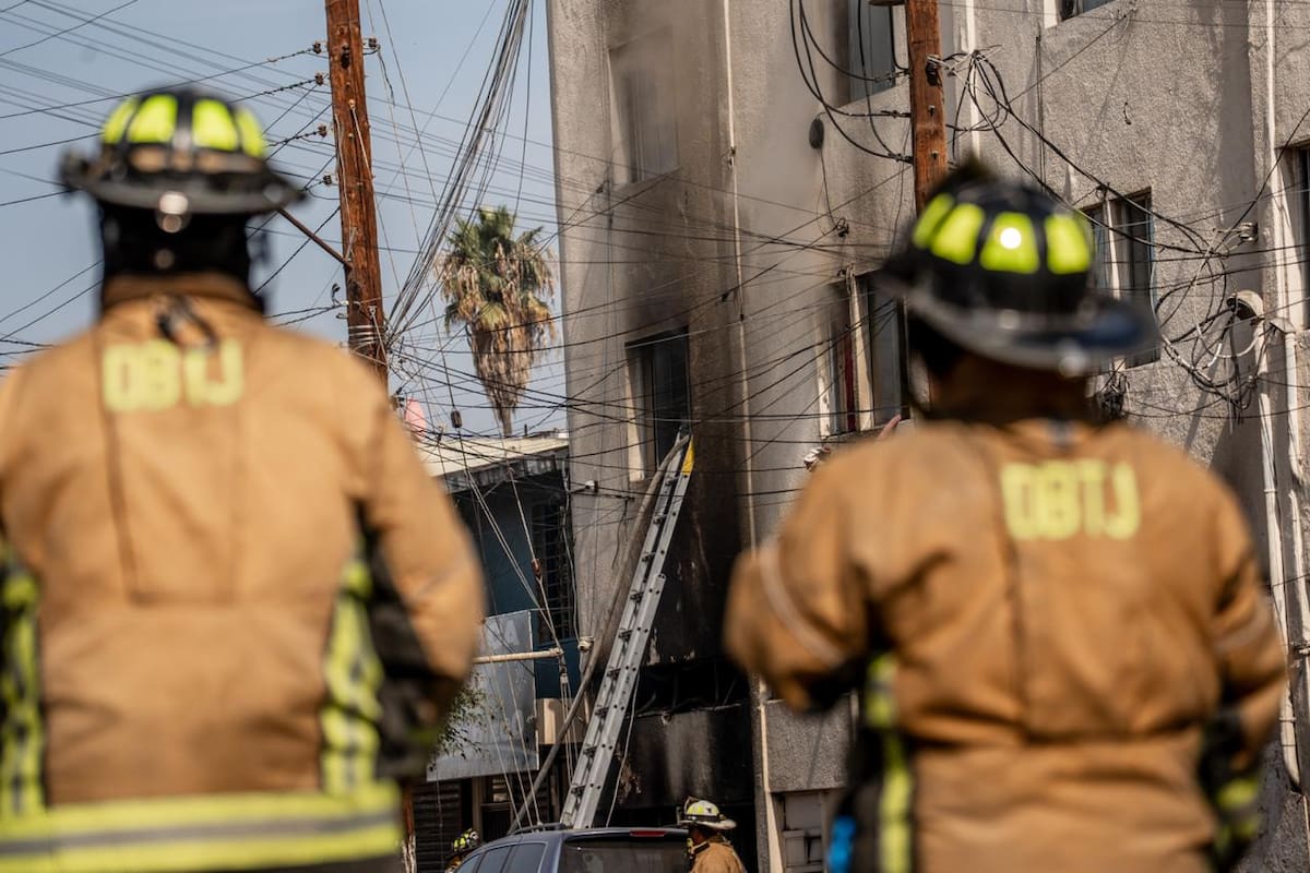 Incendio de hotel en zona centro deja dos personas hospitalizadas