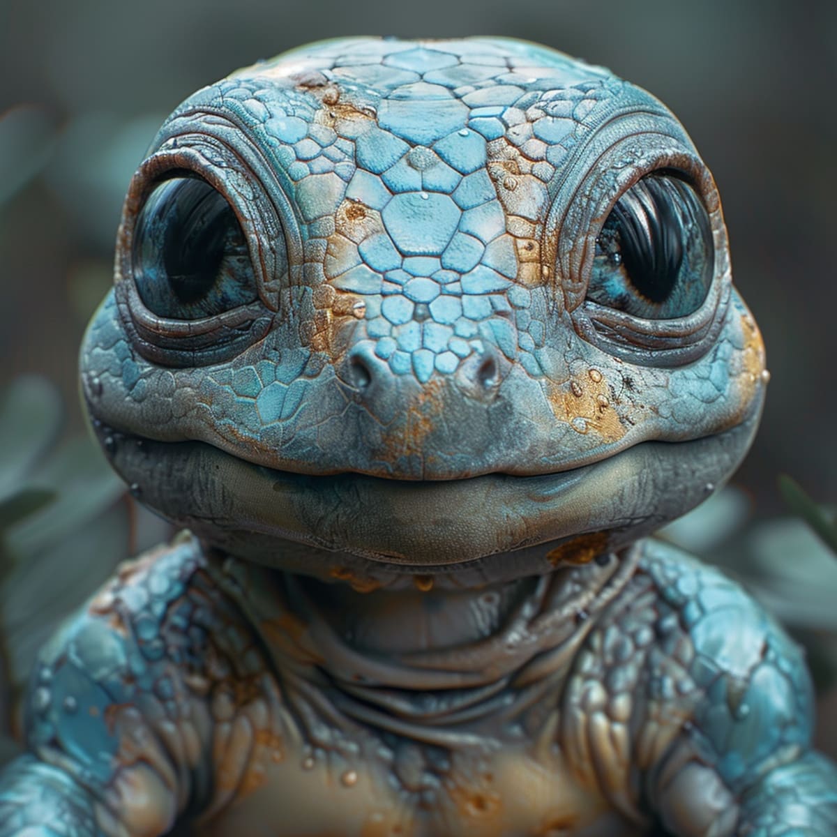 Squirtle, el pokémon de agua más querido, recreado por la IA de Midjourney.