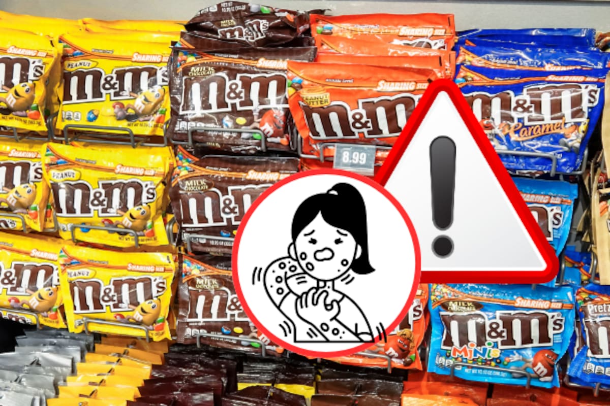 Alerta Sanitaria por M&M’S :Retiran cientos de paquetes de chocolates en Estados Unidos por riesgo de alergias