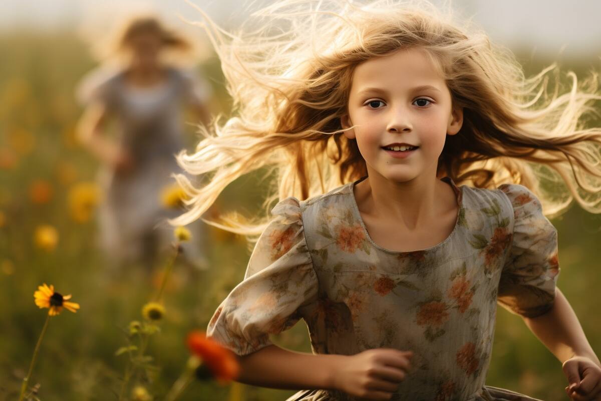 La inteligencia artificial ha recreado a Candy Candy como una niña real, presentándola con ojos grandes, cabello rubio y un vestido encantador.