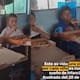 Niños se vuelven virales en su convivio del Día del Niño; les dieron una caja de pizza para cada uno