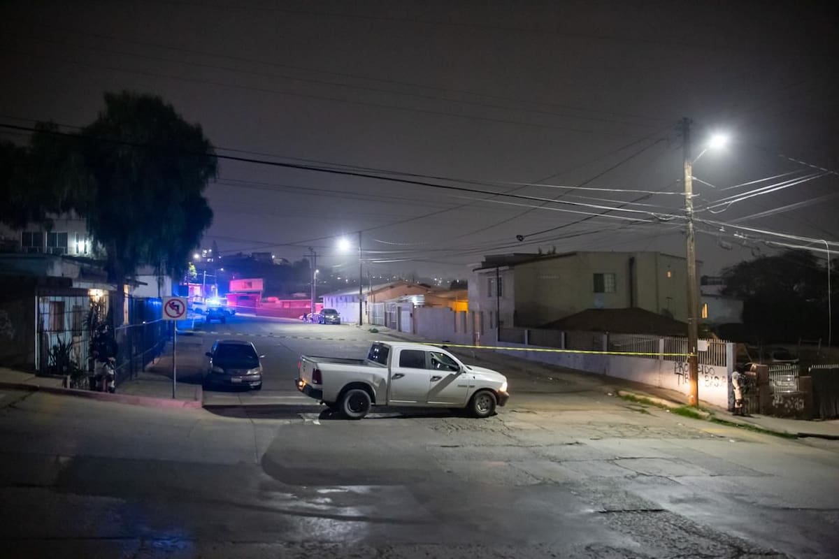 En la escena del ataque fueron hallados siete casquillos percutidos. Foto: Border Zoom