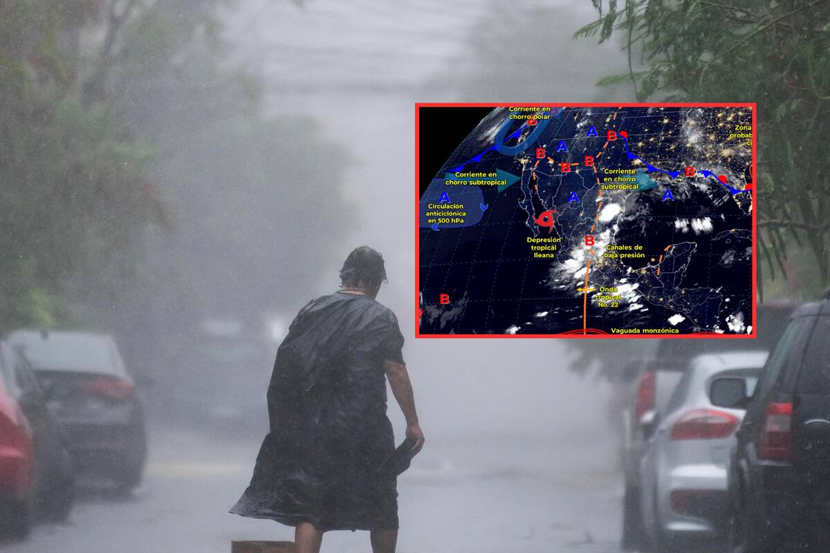 Clima hoy: Ileana continuará con sus fuertes lluvias en gran parte del País este domingo