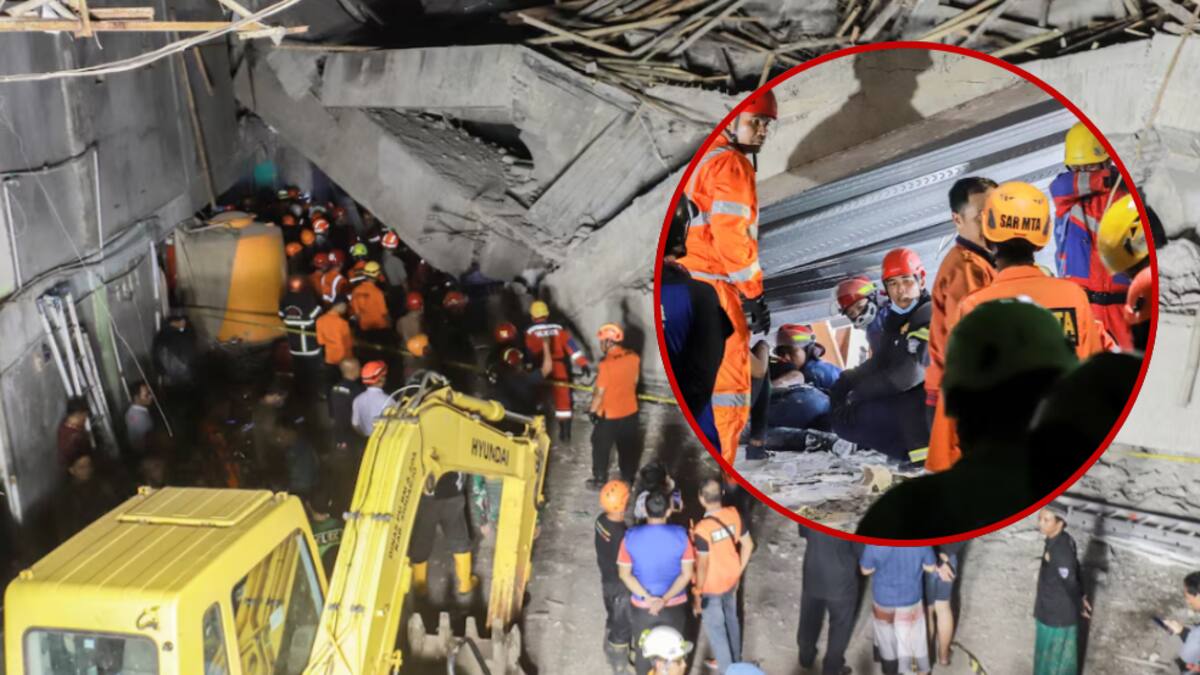 Tragedia en Indonesia: asciende a 36 el número de estudiantes muertos tras el colapso de una escuela islámica en Java Oriental