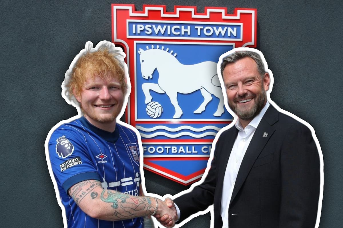 Ed Sheeran “negoció" el fichaje de un jugador con el Ipswich Town