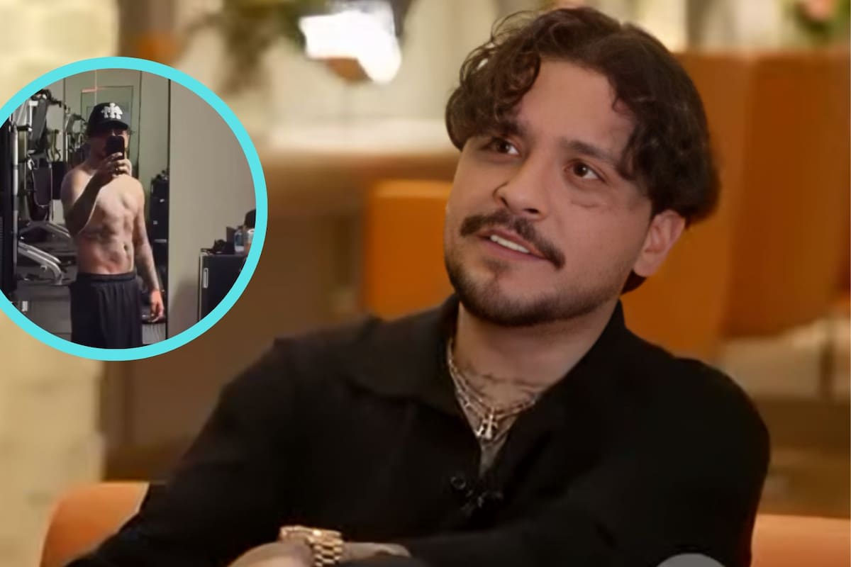 Christian Nodal presume transformación física y sorprende a sus fans