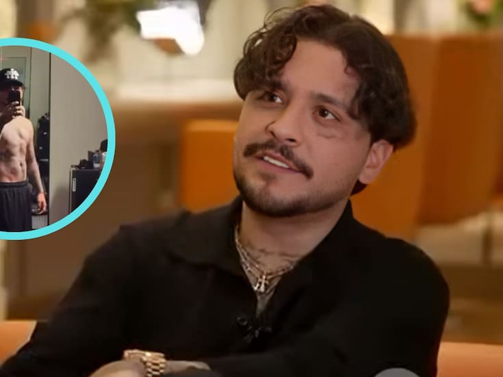 Christian Nodal presume transformación física y sorprende a sus fans