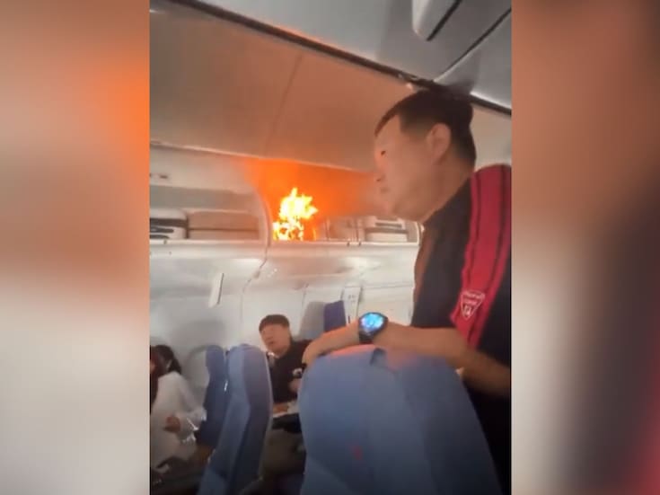 ¿Qué se muestra en el video que se está difundiendo sobre el incendio de la batería de litio dentro del avión de Air China? Esto es lo que dice la investigación en curso