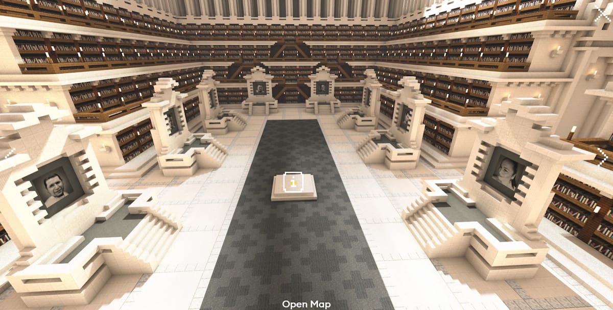 Así luce la biblioteca por dentro. Foto: Especial (The Uncensored Library)