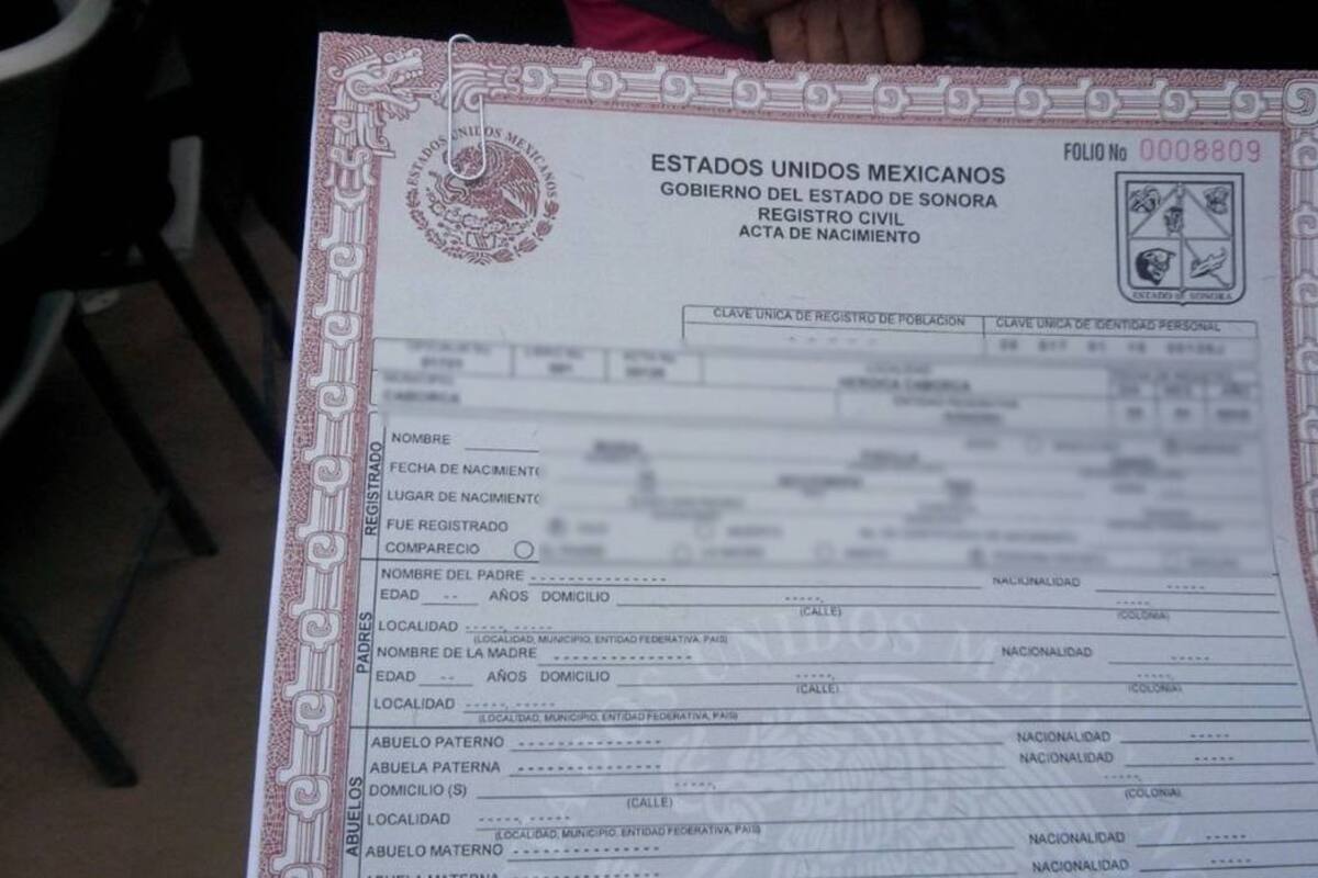 Estos son los 2 requisitos para obtener un acta de nacimiento gratuita en el regreso a clases