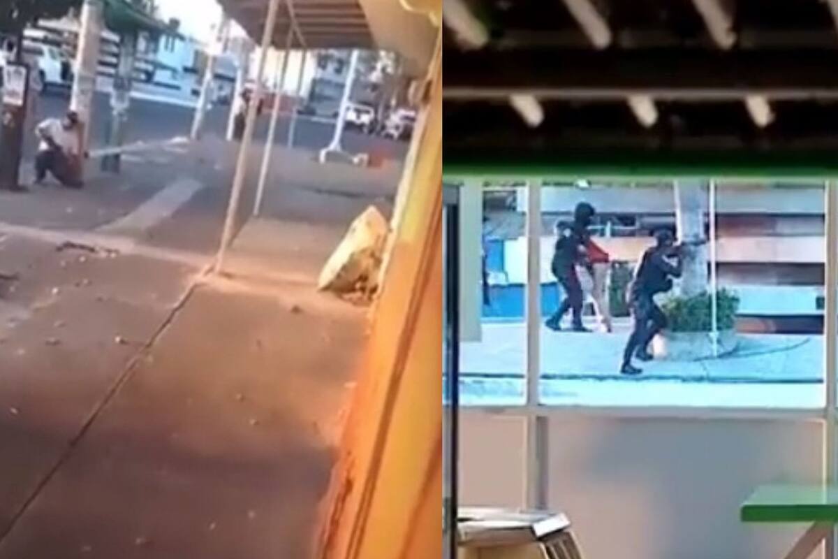 Videos: Captan tiroteo entre Policías y hombres armados en Colima; hay dos detenidos