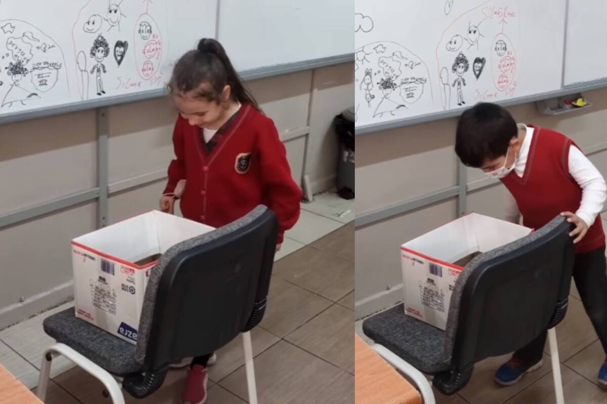 VIRAL: Profesor dice a su clase que dentro de la caja hay una imagen de su alumno favorito. Mira este video hasta el final