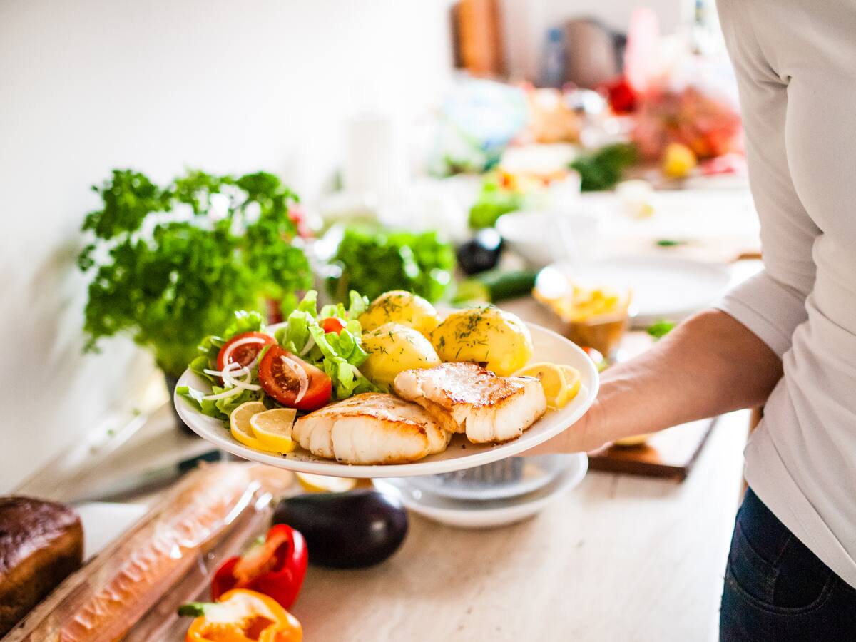 Receta casera con bacalao. Foto de IMEO.
