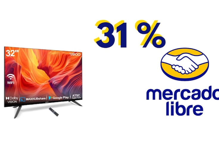 Ofertas en Mercado Libre: Smart TV Vedd con 31% de descuento