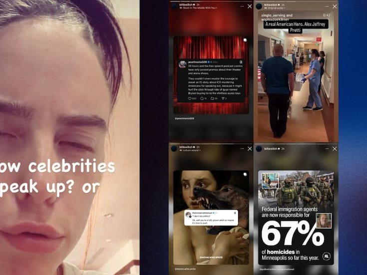 Billie Eilish pide a celebridades pronunciarse tras la muerte de un enfermero durante operativo federal en Minneapolis