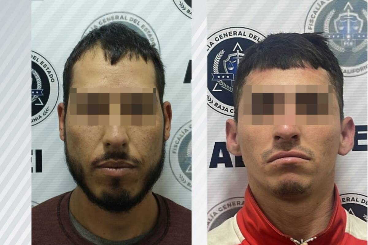 FGE detiene a dos hombres en Tijuana por robo calificado