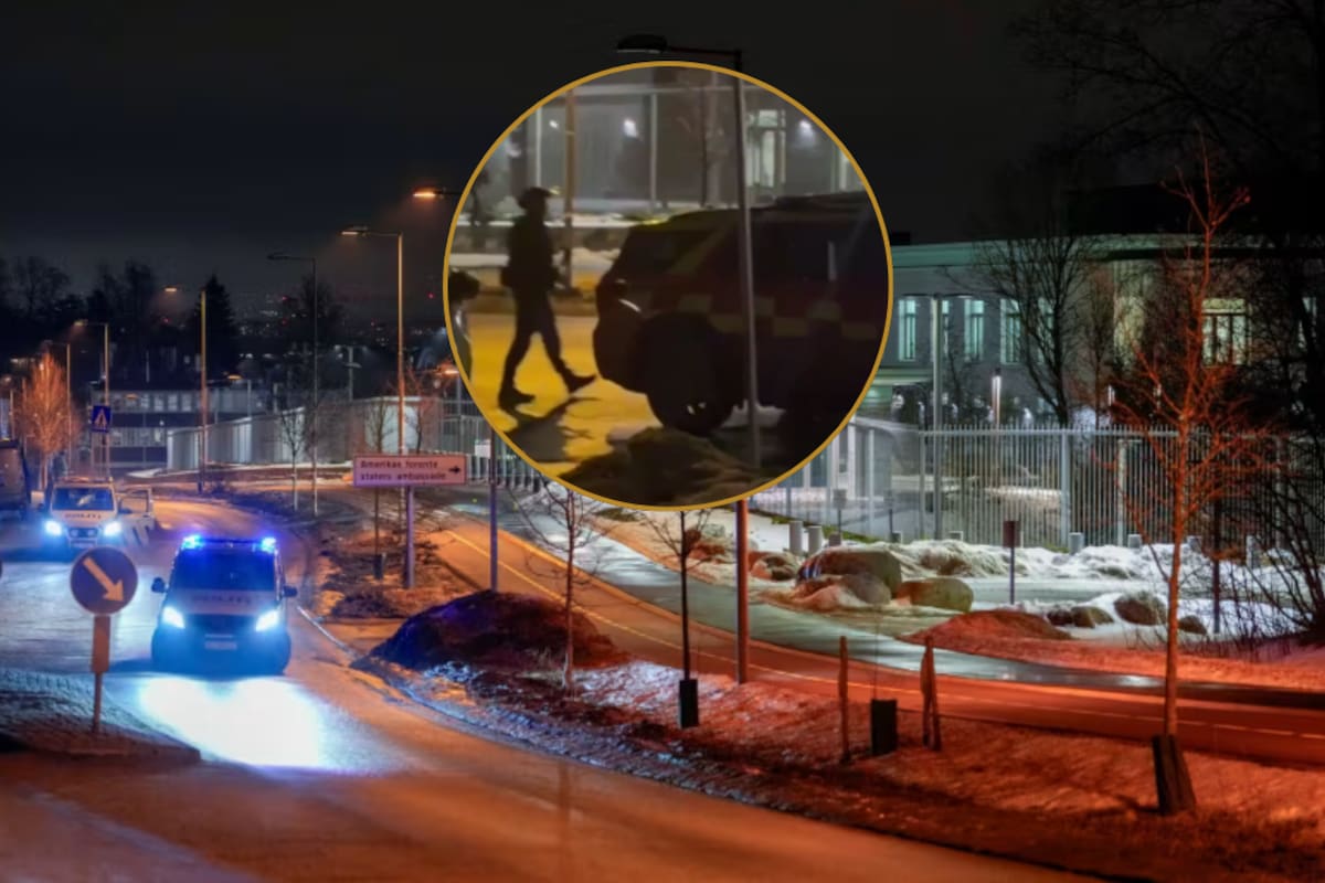 Explota artefacto incendiario oculto en una mochila frente a la embajada de Estados Unidos en Oslo durante la madrugada; autoridades investigan si fue un ataque dirigido