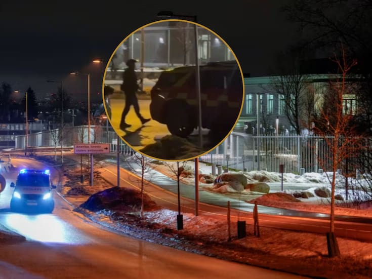 Explota artefacto incendiario oculto en una mochila frente a la embajada de Estados Unidos en Oslo durante la madrugada; autoridades investigan si fue un ataque dirigido