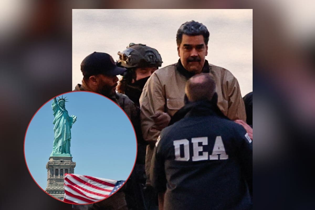 Nicolás Maduro ya llegó al tribunal federal de Nueva York ante acusaciones de Estados Unidos por conspiración de narcoterrorismo, importación de cocaína y delitos relacionados con armas