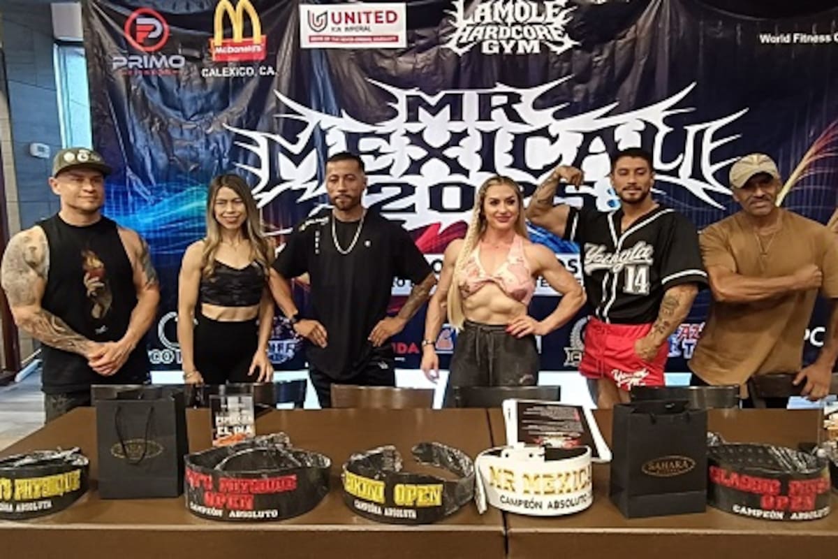 Todo listo para el Mr. Mexicali 2025