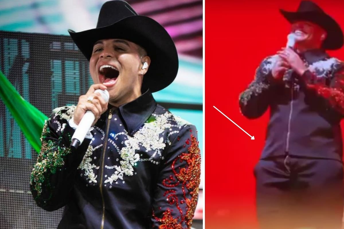 "Compadre, tápese ahí": Eduin Caz sufre accidente de vestuario y casi enseña de más