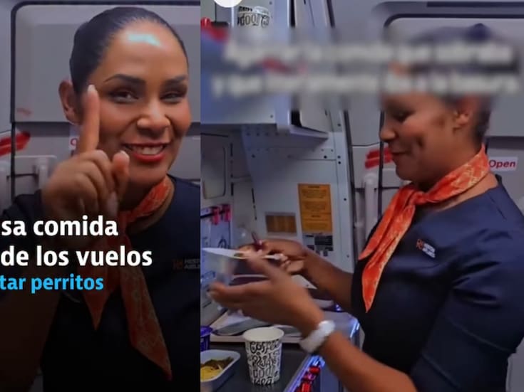 ¿Qué pasa con la comida que sobra en los vuelos?: azafata responde la mítica pregunta