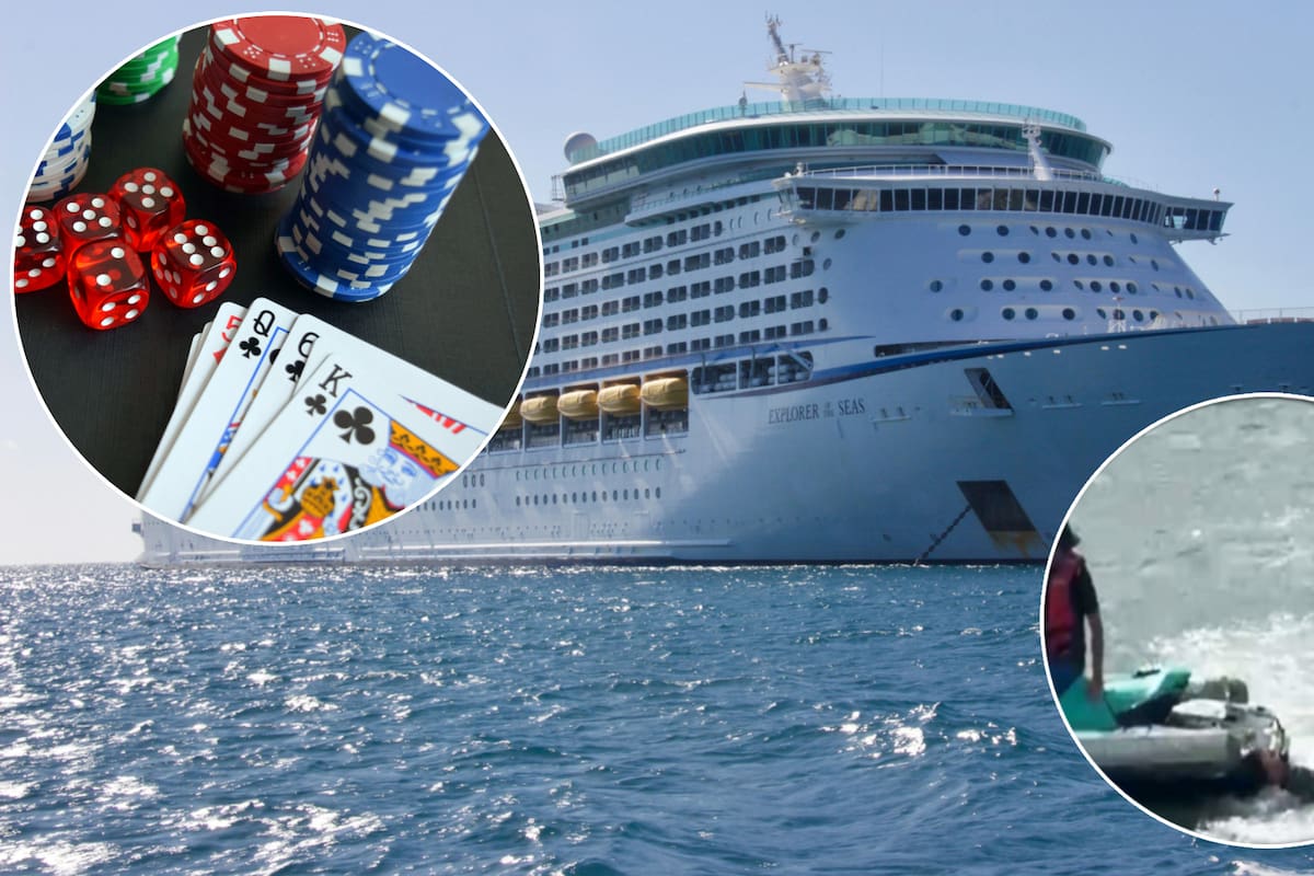 ¡No quería pagar! Hombre salta de un crucero para evitar su deuda de 16 mil dólares después de tener muy mala suerte en el casino