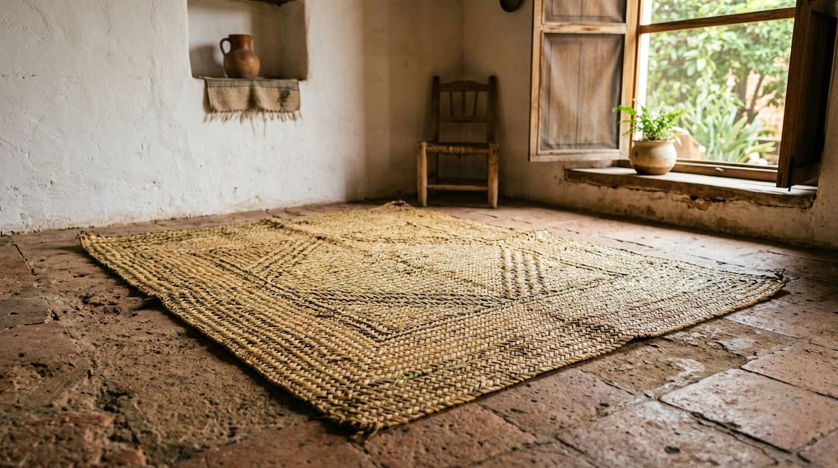 Las fibras naturales del petate forman parte de una tradición mexicana de siglos.