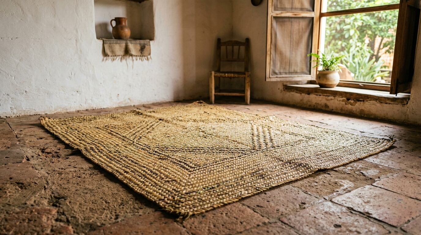 Las fibras naturales del petate forman parte de una tradición mexicana de siglos.