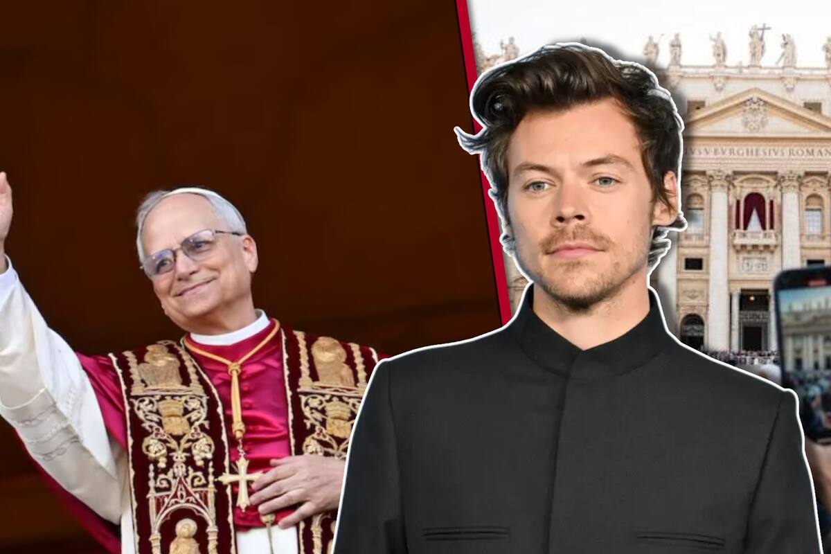 Harry Styles fue descubierto en el Vaticano durante el anuncio del nuevo Papa