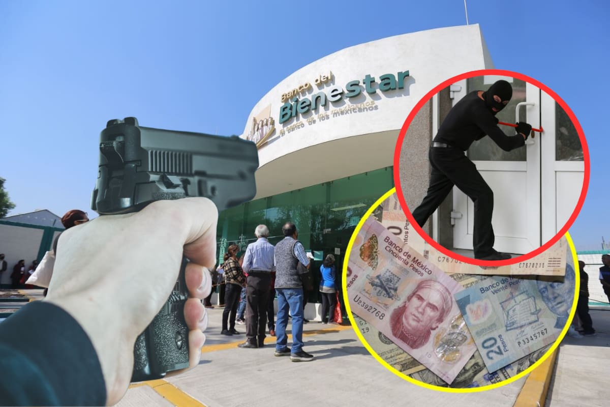 Gerente de Banco del Bienestar habría planeado asalto con ayuda de familiares para encubrir faltante de más de 5 millones de pesos, pero investigaciones de Fiscalía llevaron a su detención y recuperación de parte del dinero