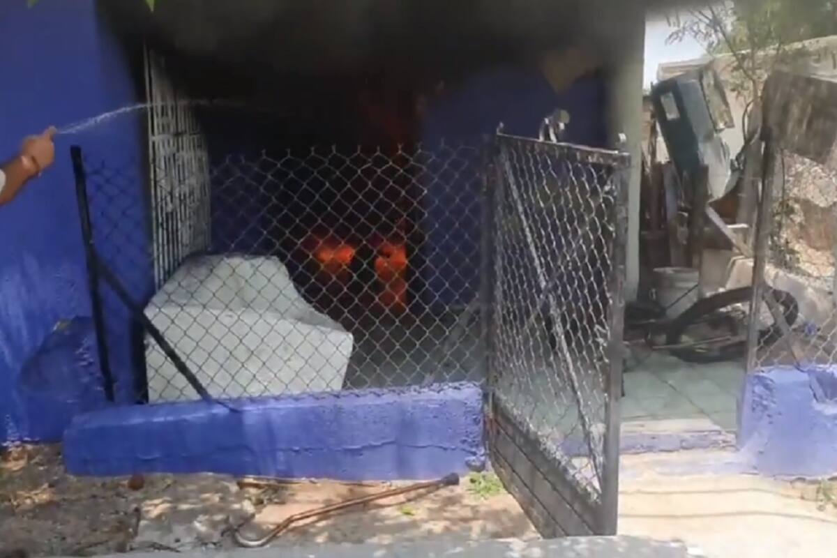 Llegan de funeral y hallan su casa en llamas: Familia Buelna vive momentos de desesperación
