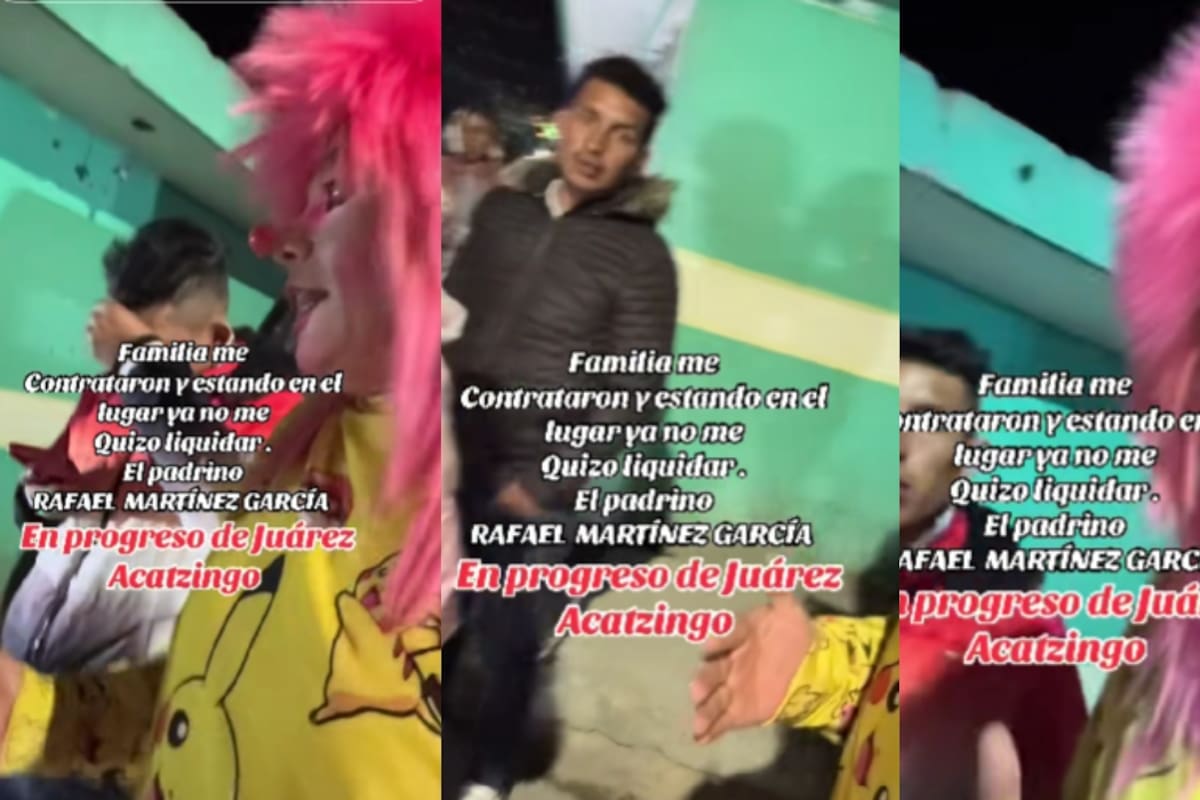 Hombre que trabaja como payaso denuncia en redes que no le quisieron pagar tras presentarse en un show
