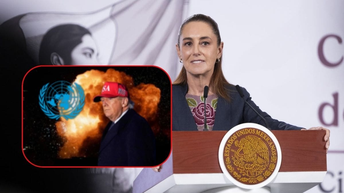 Claudia Sheinbaum afirma que la ONU “ya no cumple su labor” ante los ataques de Estados Unidos e Israel contra Irán; pide resolver el conflicto por la vía multilateral
