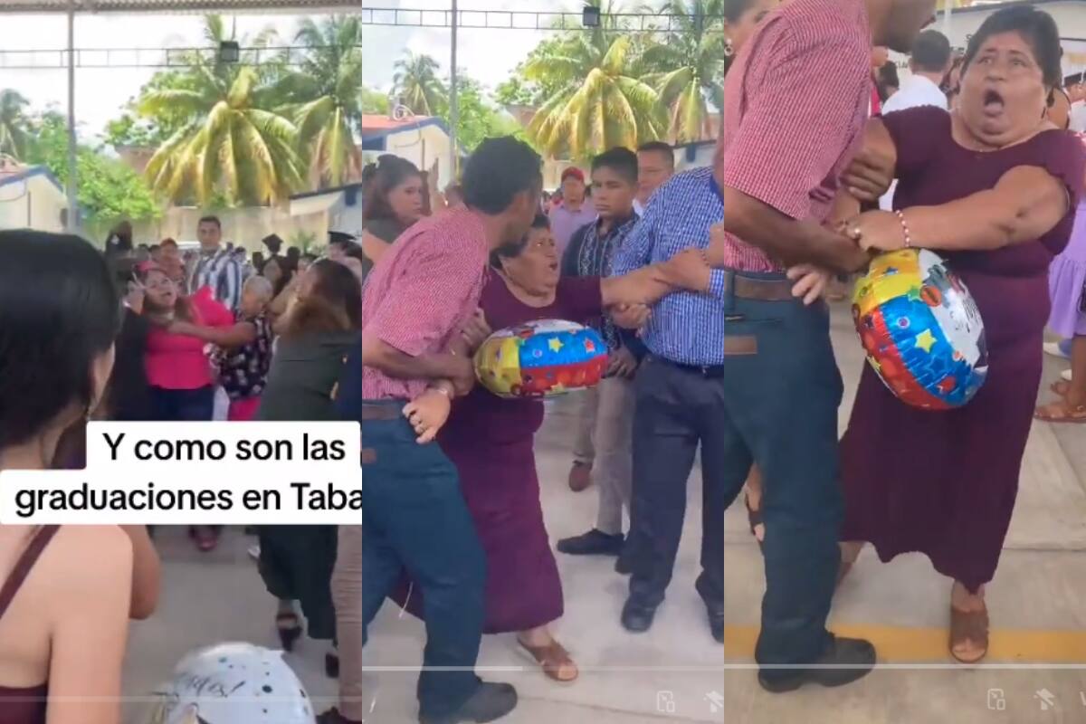 Graduación termina MAL: dos mamás tienen tremenda pelea enfrente de toda la escuela | VIDEO