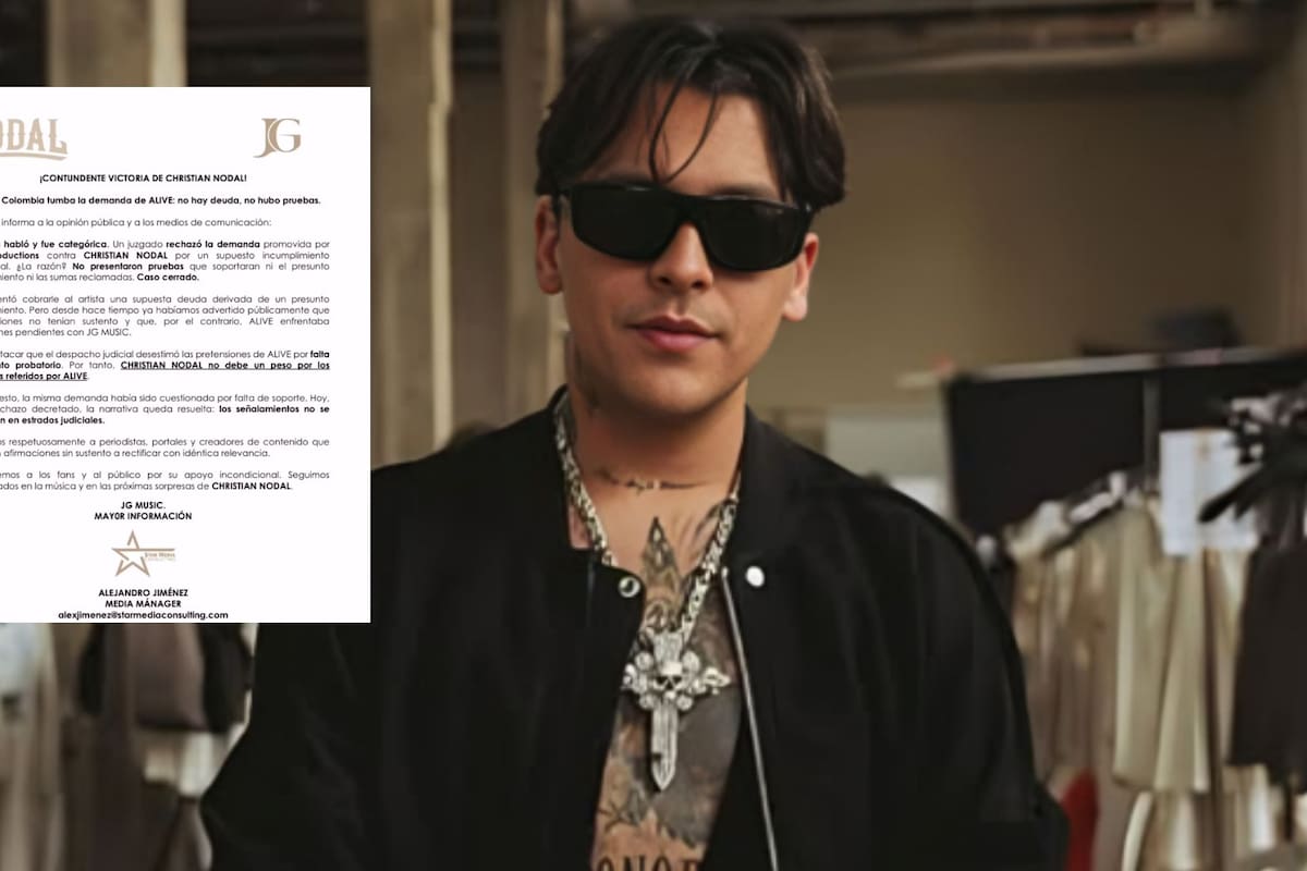 Christian Nodal gana batalla legal en Colombia por incumplimiento de contrato