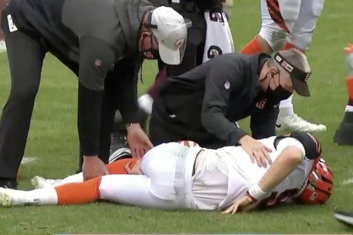 Alarma en los Bengals, Joe Burrow sale lesionado y se teme sea grave