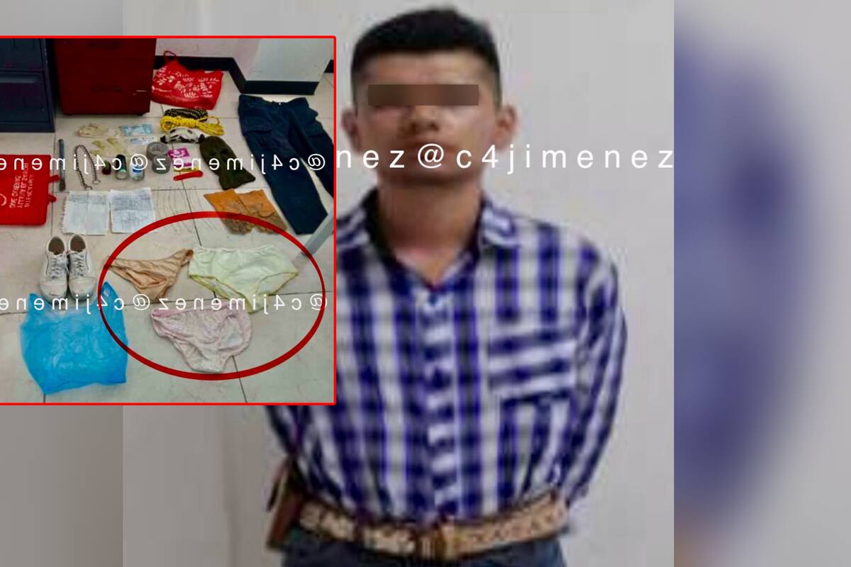 Arrestan a hombre robando calzones de su ex para hacerle brujería