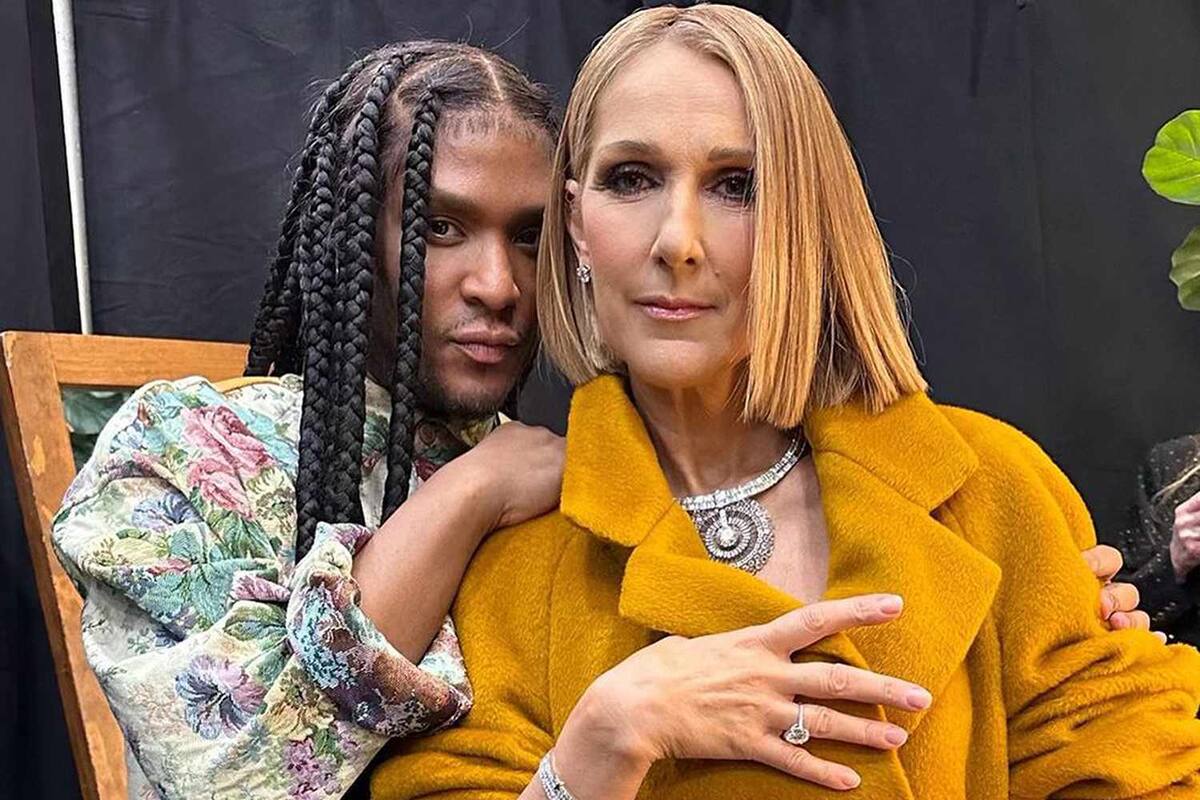 Law Roach y Celine Dion
