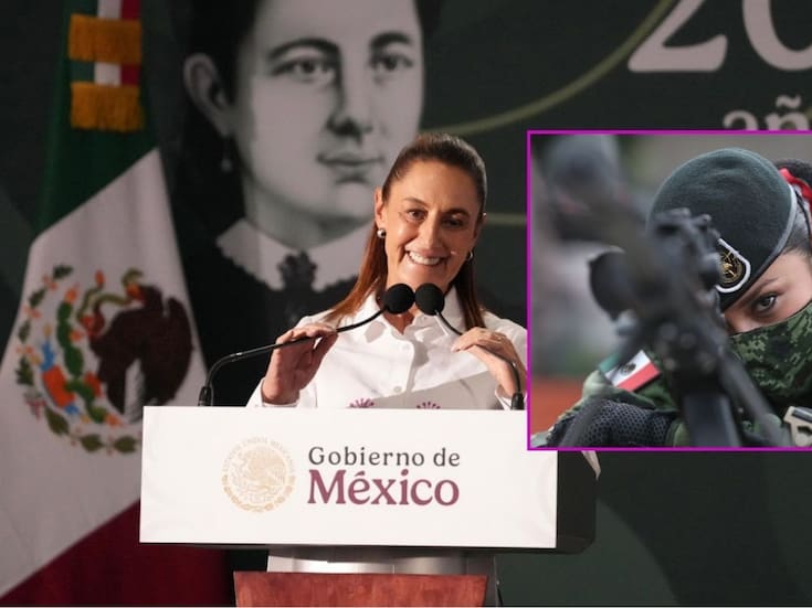 Claudia Sheinbaum encabezó el 8M en Campo Marte y reconoció a las 42 mil 600 mujeres en el Ejército y la Guardia Nacional por su labor histórica y actual