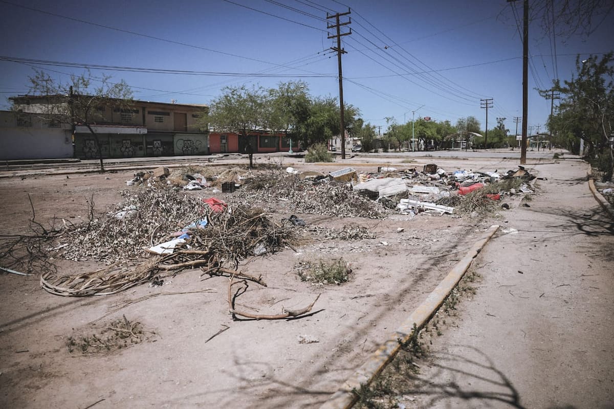 Vecinos de la colonia Hidalgo señalaron que dicho parque, lleva meses siendo utilizado como una especie de basurero clandestino l Foto: Daniel Reséndiz
