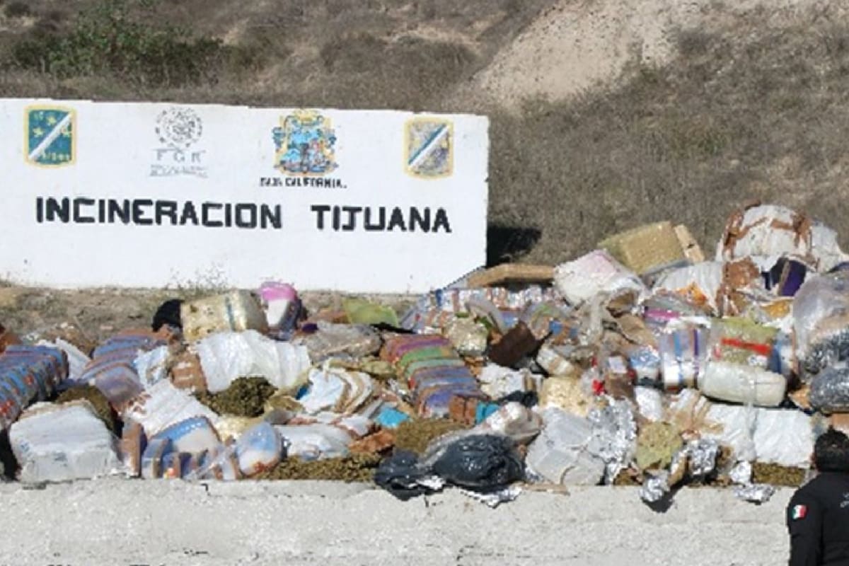 FGR incinera más de 6 toneladas de drogas
