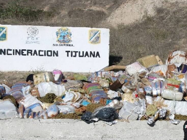 FGR incinera más de 6 toneladas de drogas