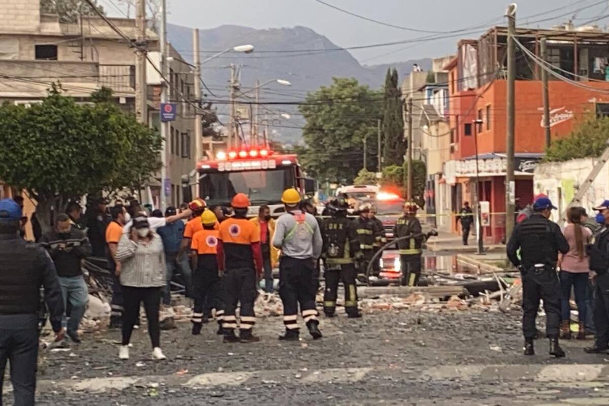 VIDEO: Explota en Iztapalapa local de tanques de oxígeno