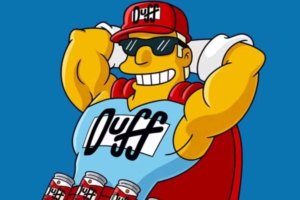 Los Simpson “retiran” a Duffman tras casi 30 años: el episodio que explica su jubilación