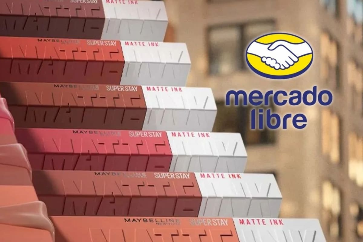 Mercado Libre remata el paquete de cinco labiales líquidos Maybelline Superstay Matte Ink con 50 por ciento de descuento y envío gratis a todo México