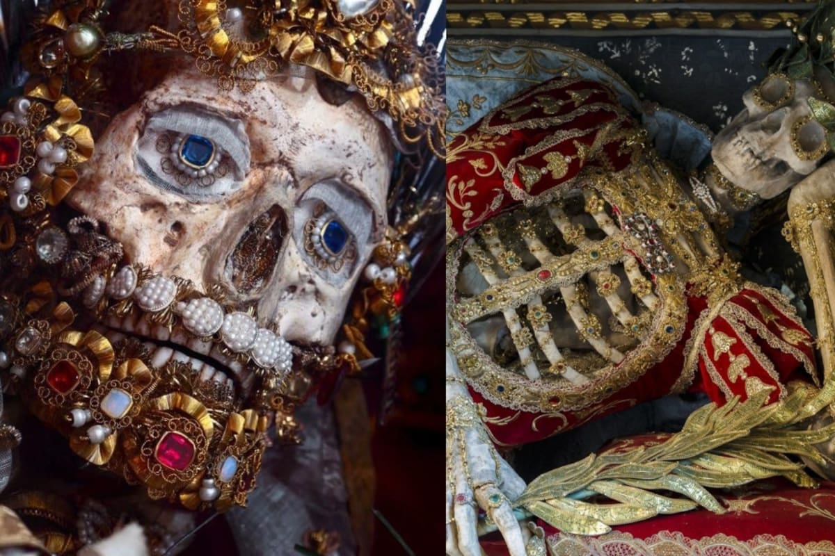Los Santos de las Catacumbas: ¿Por qué adornaron a esqueletos con joyas y de dónde viene su nombre?